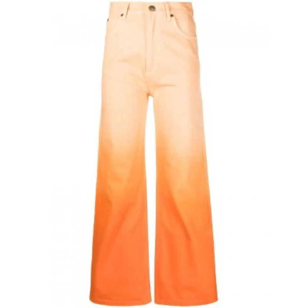 Sandro - Gradient Orange Flare Jeans - Size US 4 / EU 36